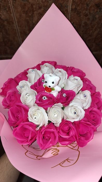 Buchete trandafiri sapun