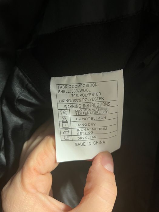 Дамско вълнено палто, размер М-Л