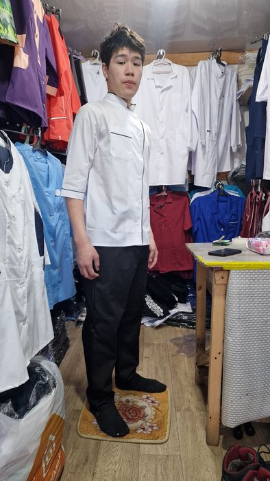 Поварской китель. Унисекс. Есть все размеры.