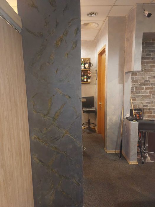 Aplic piatra sparta/pietra spaccata ,vopsea tip stucco, decorativa