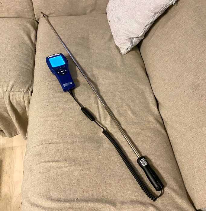 TSI VelociCalc 9565-P + sondă 964 – anemometru profesional HVAC