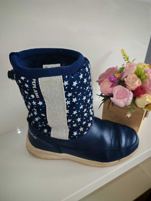 Детски зимни боти Pepe Jeans, 34 номер, сини