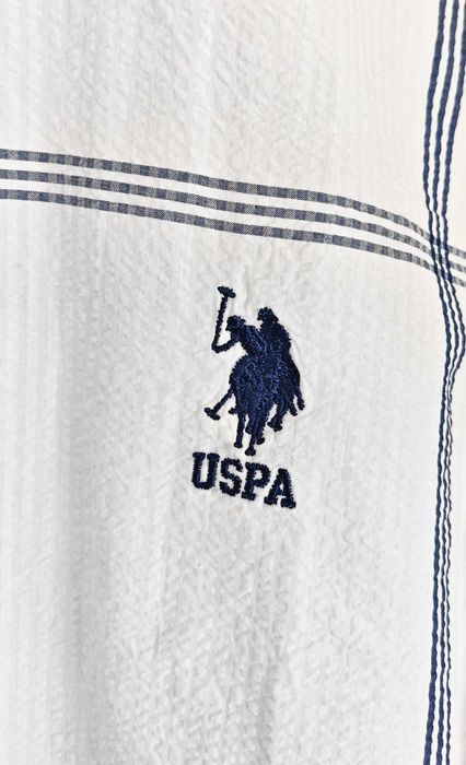 US Polo ASSN Оригинална мъжка риза с навиващи ръкави размер XL НОВА