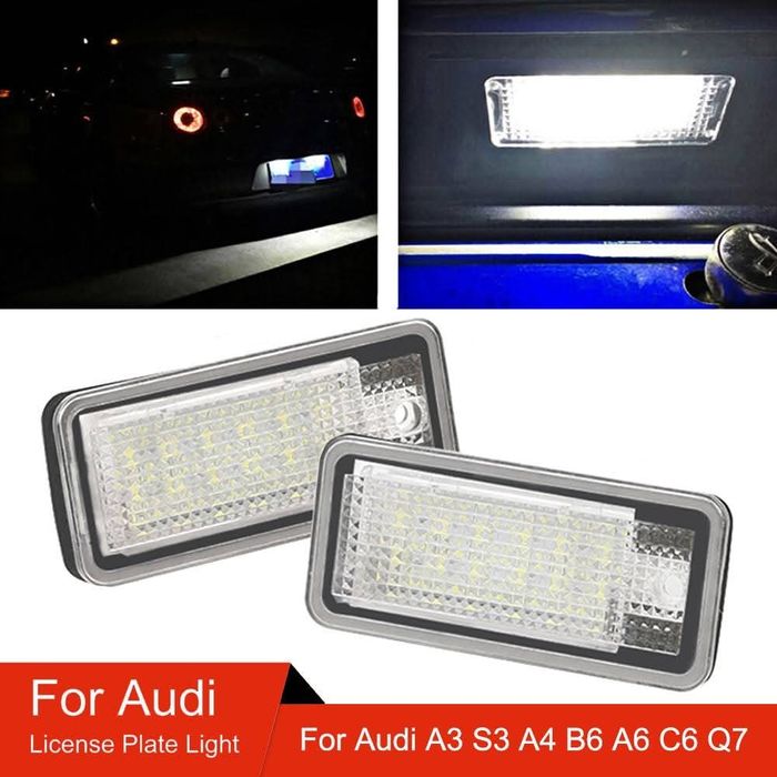 Led плафони за регистрационен номер Audi A3,A4,A5,A6,A8,RS4,RS5,RS6,B6