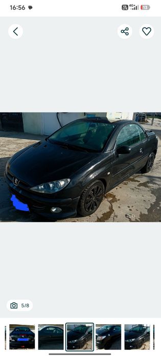PEUGEOT 206 CC 0 — imagine 3