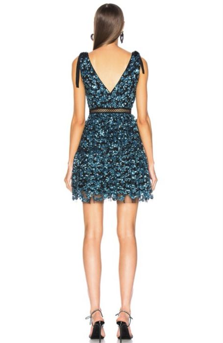 Рокля с пайети Self Portrait