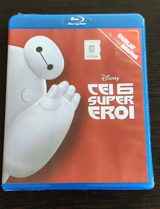 Cei 6 super eroi / Big Hero 6(Blu-ray Disney, impecabil, Română)