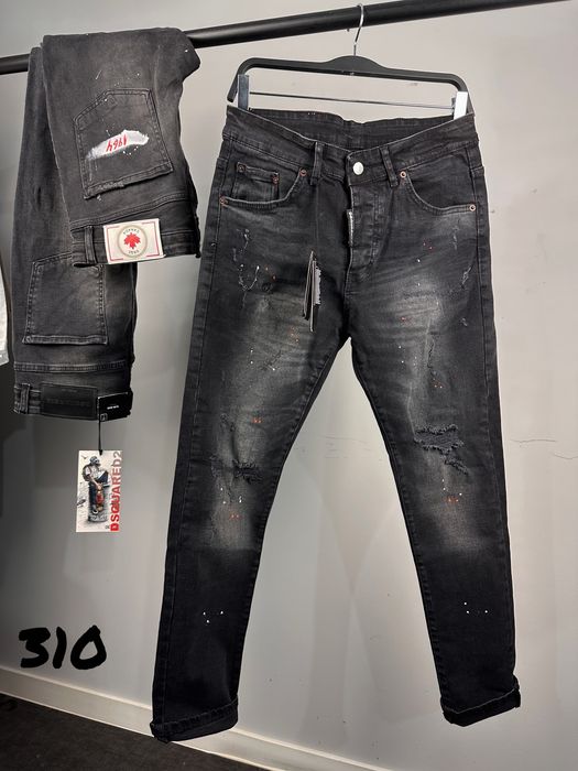 Dsqured мъжки черни дънки 6 модела