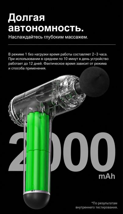 Массажер пистолет Новый упакованный