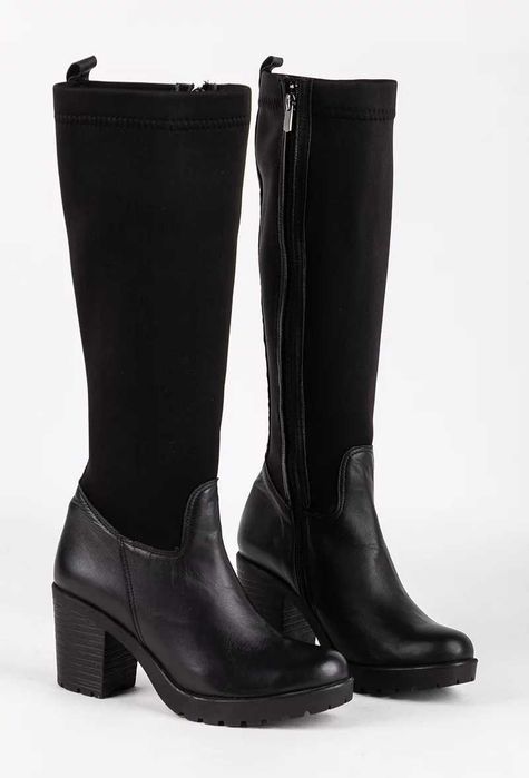 Cizme lungi piele 35