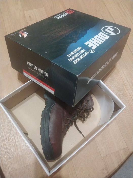 Лимитированые зимние ботинки