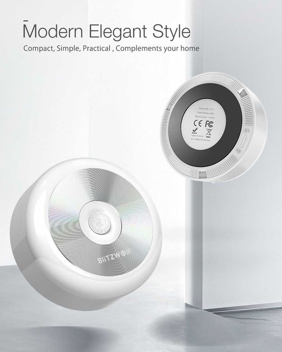 Lampa de noapte cu senzor de miscare BlitzWolf BW-LT15