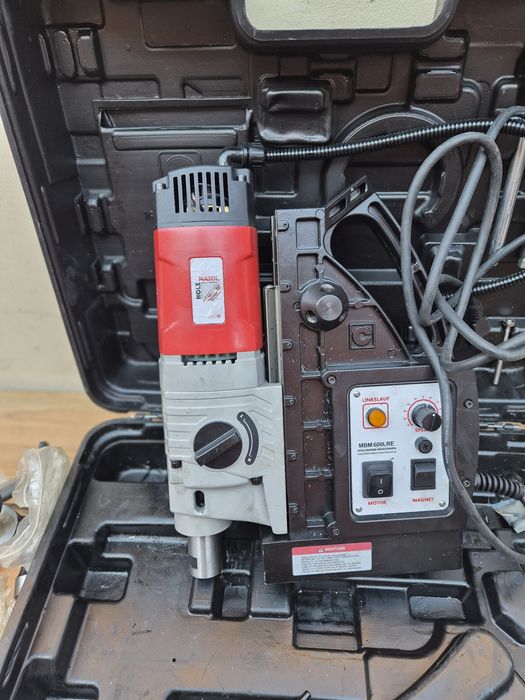 Mașină de găurit cu talpă magnetică  Holz Mann MBM 600LRE