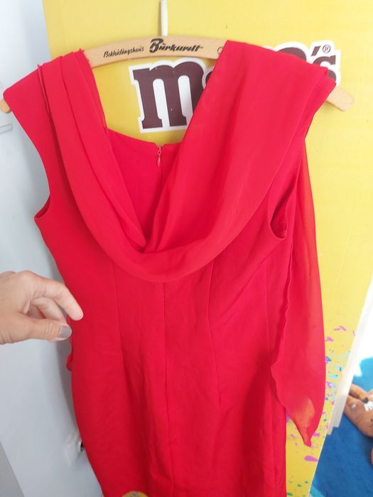 Rochie roșie clasica 36