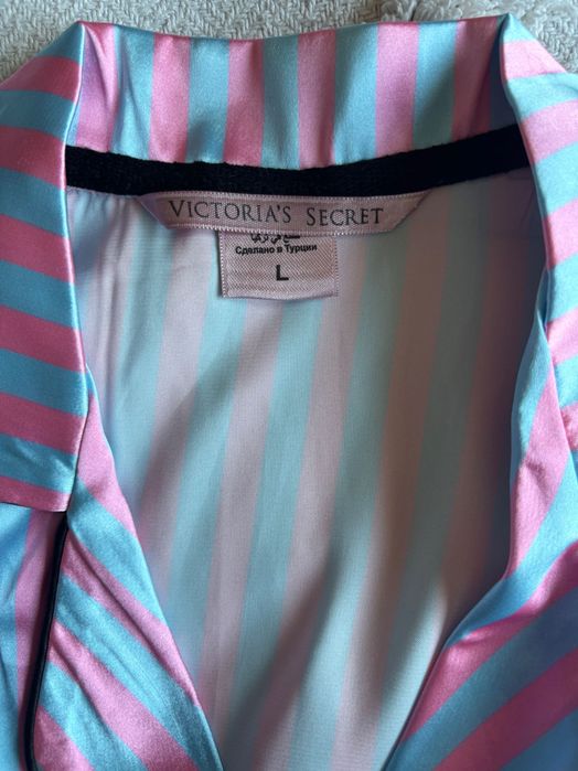 Дамска сатенена пижама комплект Victoria’s Secret