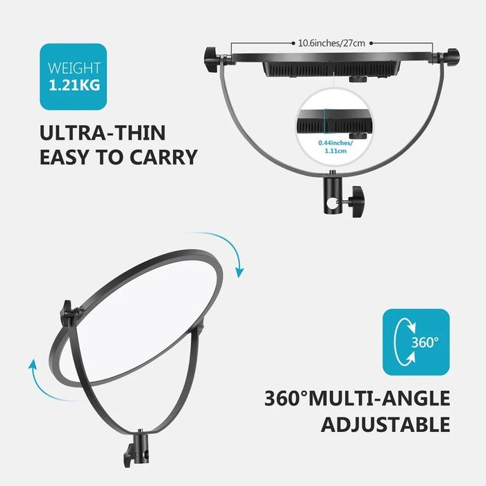 Проф. Диодно осветление. Видео. Фото. Би-колор. Грим. Влог. Софтбокс