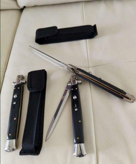Briceag Italian Stileto 34cm, negru model AKG nou in cutie