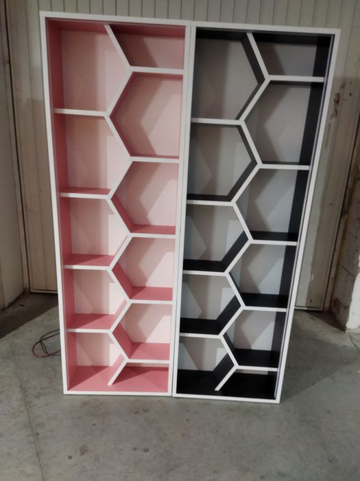 Мебели,етажерка, библиотека,книга,преграда,,LED осветление