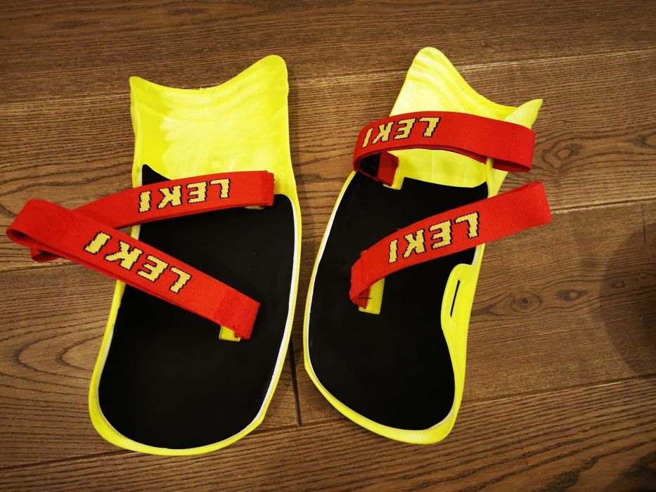 Protectii tibie Slalom Leki SL Shin guard Adulti Ski Schi