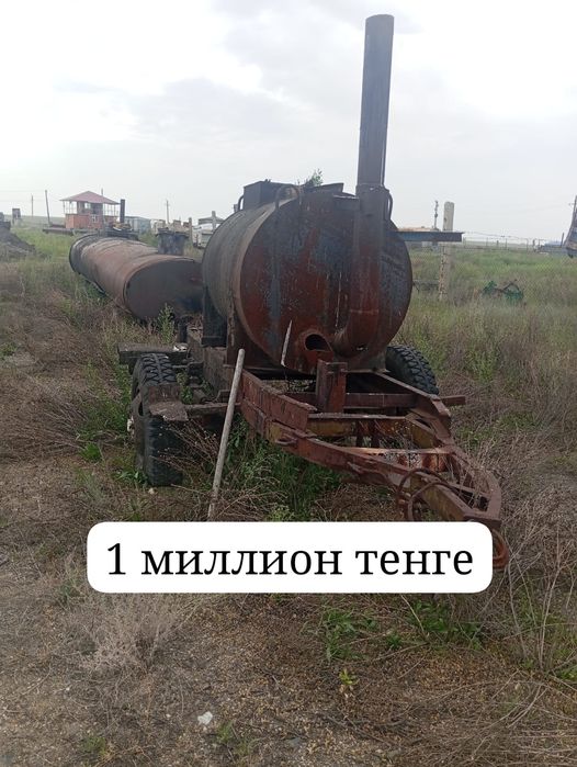 Емкость для битума на колесах 1 куб