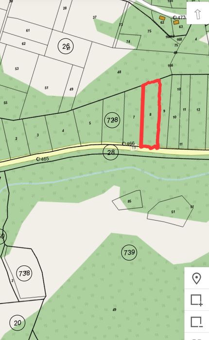 Имот в вилна зона