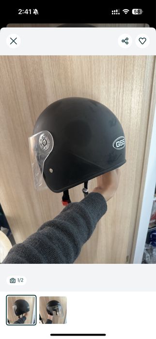 Шлем / каска для скутера мопеда