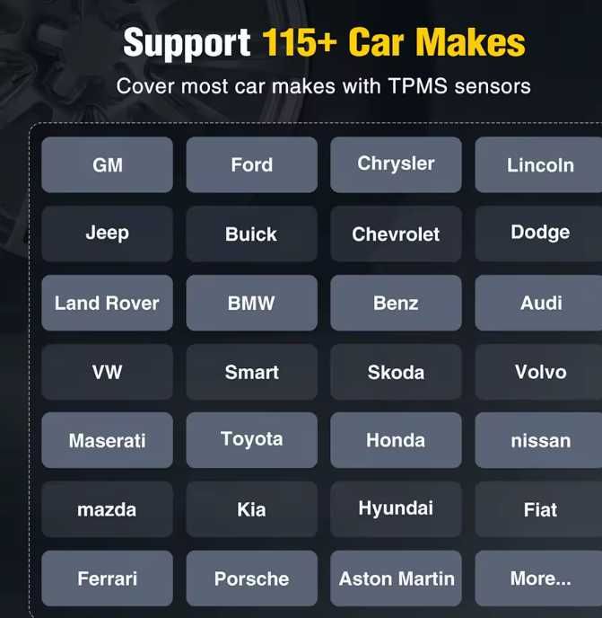 THINKCAR Venu iPRO за TPMS датчици