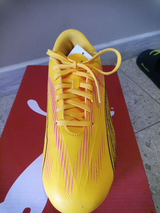 PUMA Ultra Play FG/AG Forever Faster - Sun Stream/PUMA Black/Sunset Gl