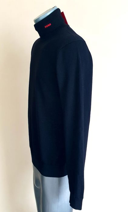 Hugo Boss HUGO Wool Knit Turtleneck M НОВО ОРИГИНАЛ Мъжко Вълнено Поло