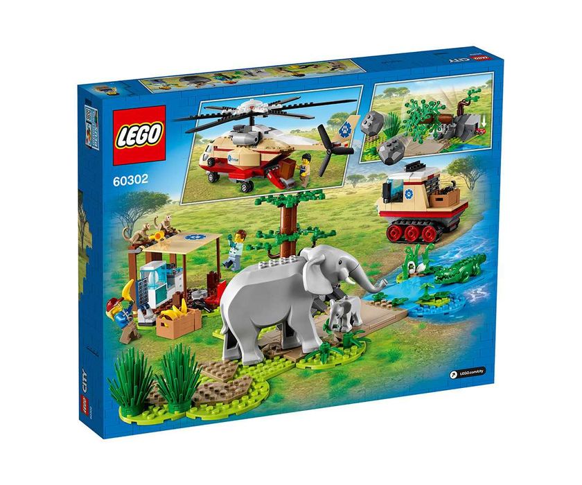 НОВО LEGO City Wildlife 60302 - Спасителна операция в дивото