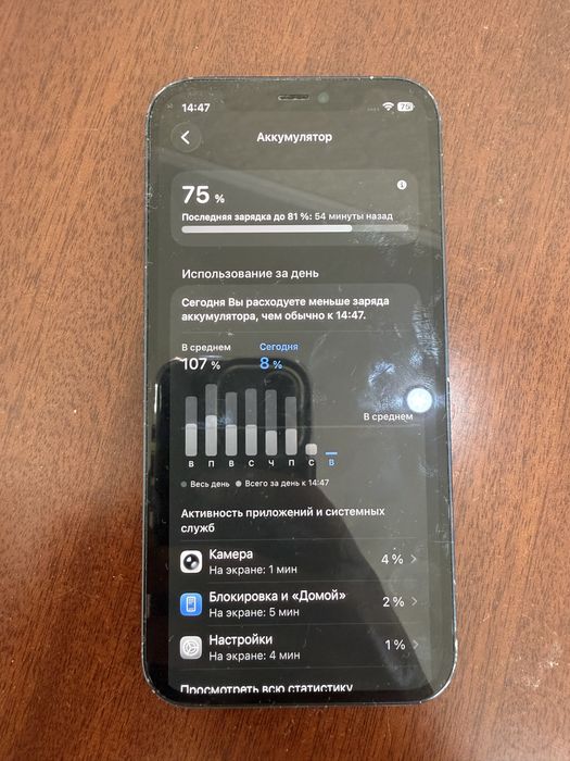 Iphone 12 128Гб,  синего цвета.