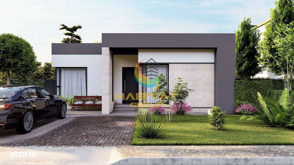 Casa Individuala 4 Camere, Teren 443 mp - Bercen Comision 0%
