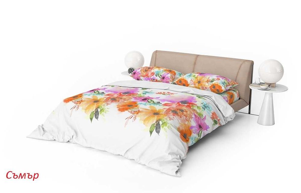 Спално бельо 100% памук Ранфорс