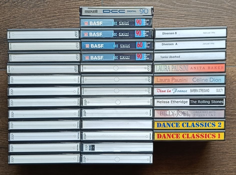 36x casete DCC (digital compact cassette)