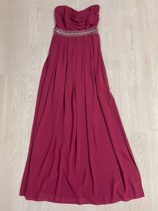 Rochie dama ASOS eveniment/ marime XS-S/culoare burgundy