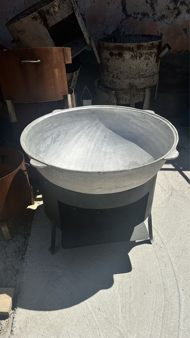 Казаны дюралюминий и чугунные