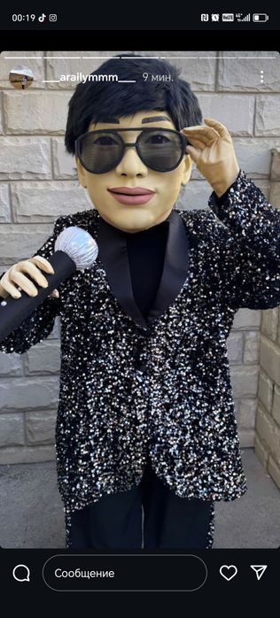 Аниматор кастюм қыз бала Қайрат мишкалар