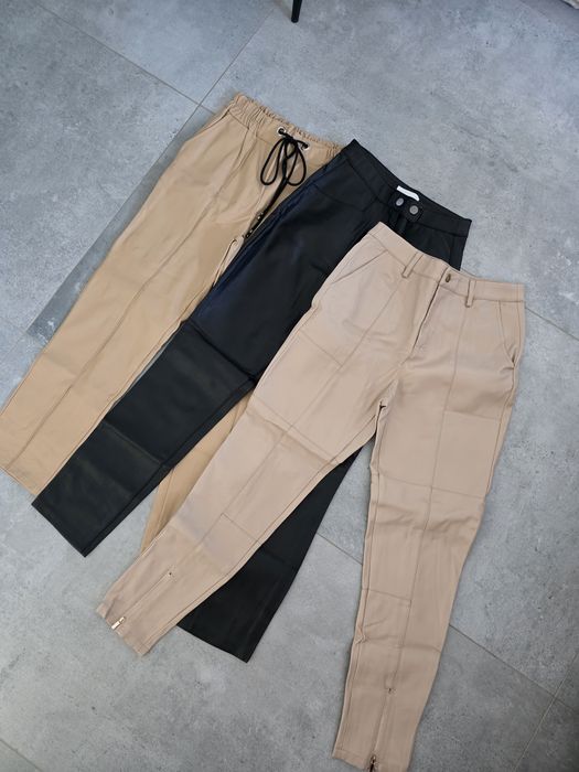 Lot pantaloni imitatie piele