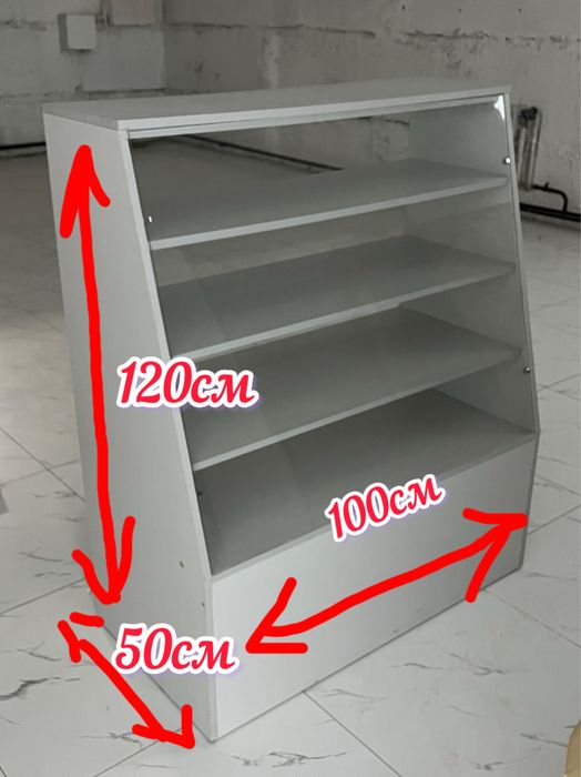 Продам витрину серая