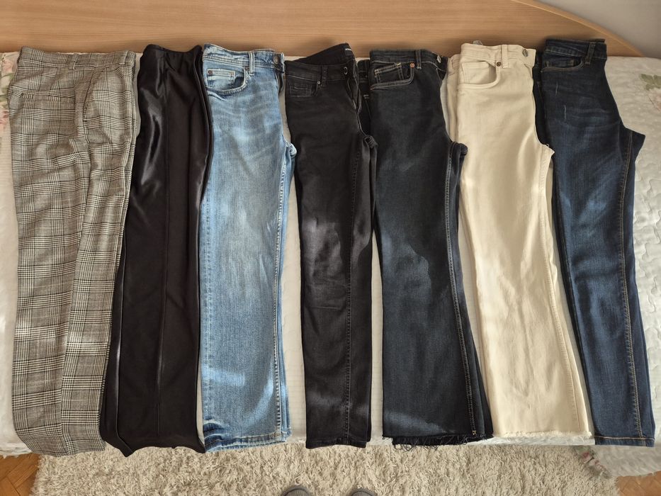 Zara, H&m , Reserved Дънки и панталони размер s
