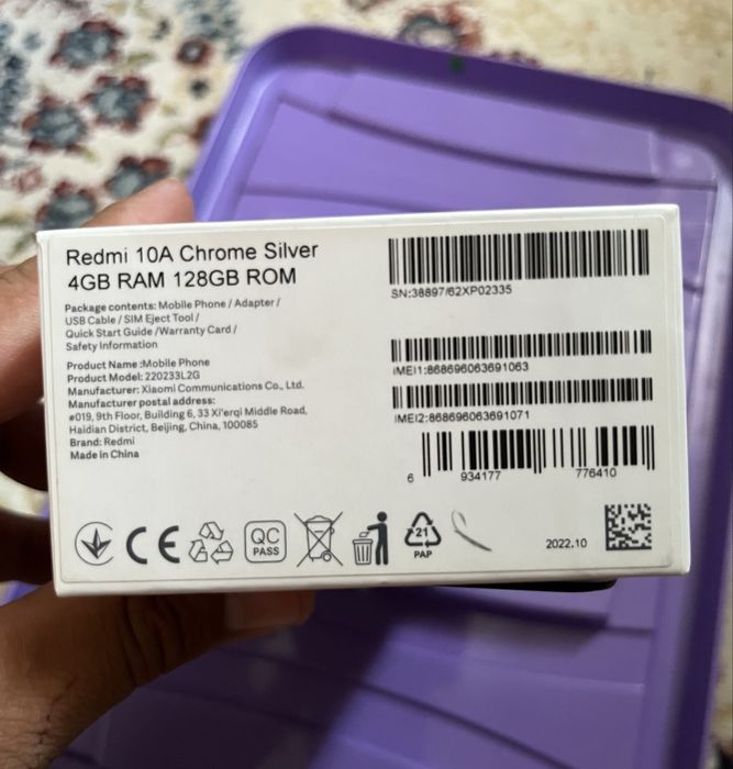 Xaomi redmi 10A