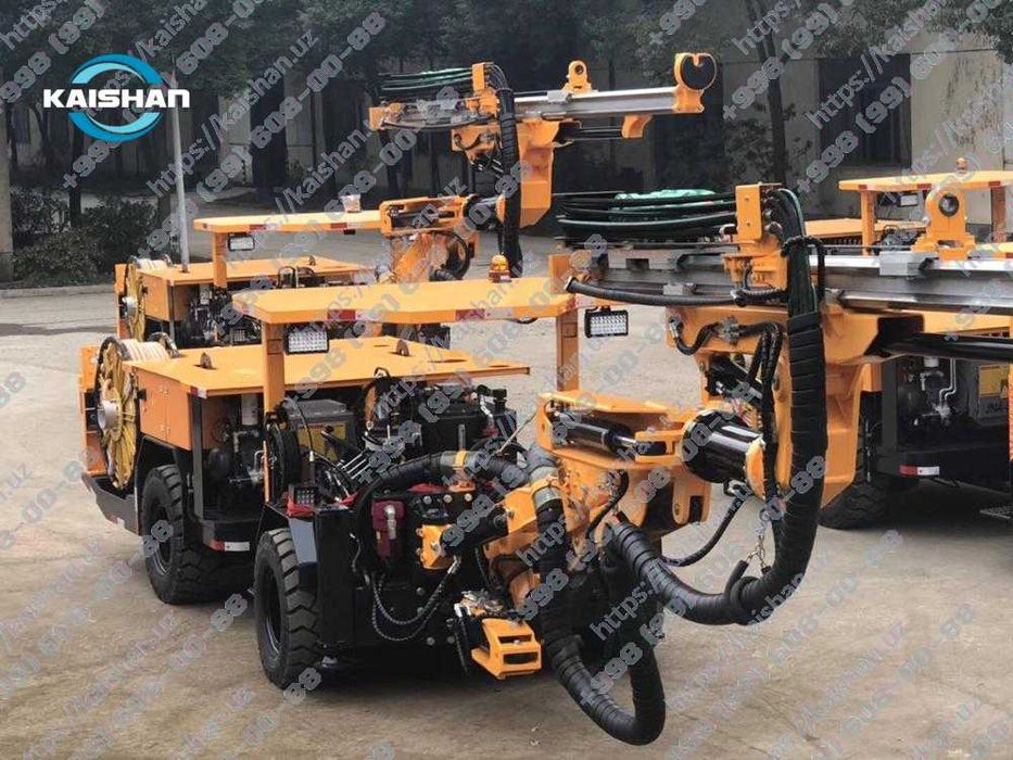 Буровая установка KJ422 для подземок, с двумя стрелами