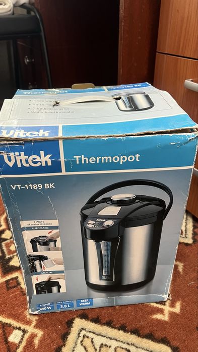 Термопот Vitek 3.8л почти новый