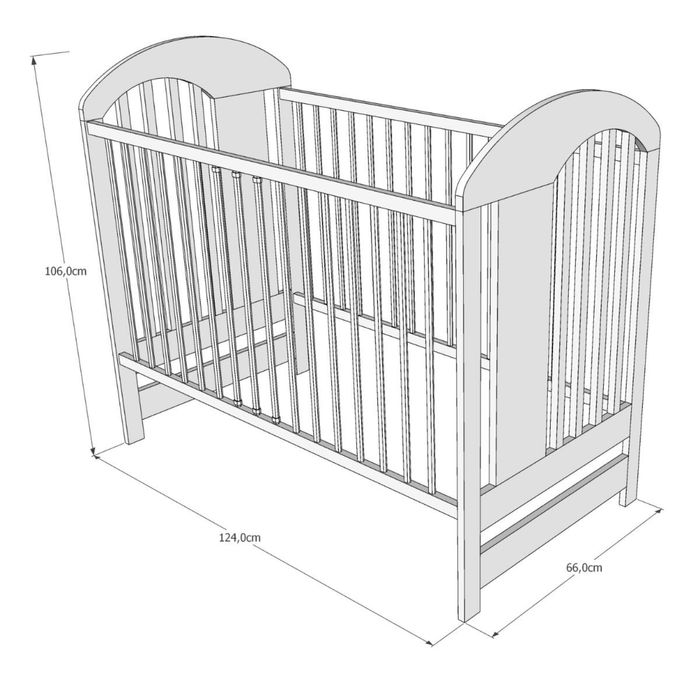 Бебешко легло / кошара  60X120CM