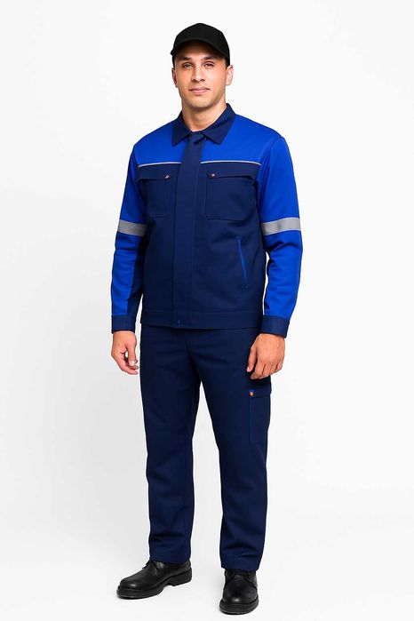 Костюм рабочий демисезонный (китель + брюки) размеры:48-52