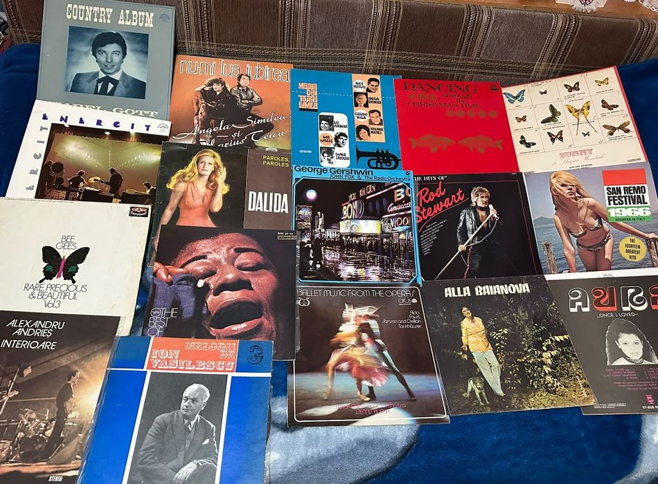 Colectie discuri de vinil