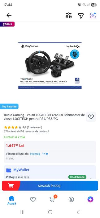 Volan Logitech G29