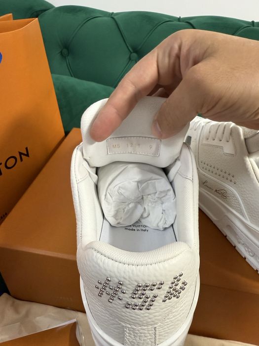 Adidasi Louis Vuitton piele naturala 100% Full Box colectie noua