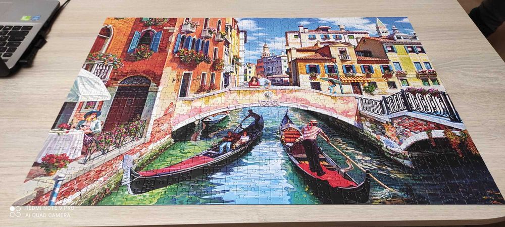 Намалявам на 20 лв. много красиви наредени и залепени пъзели!