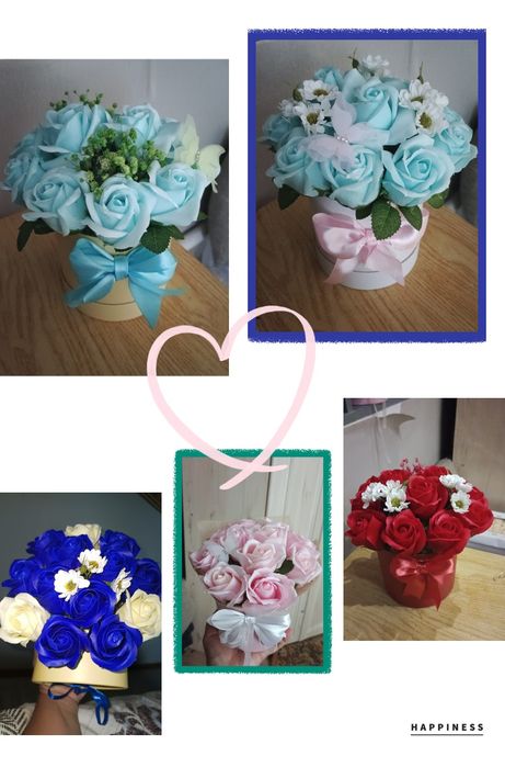 Мыльные розы с нежным ароматом